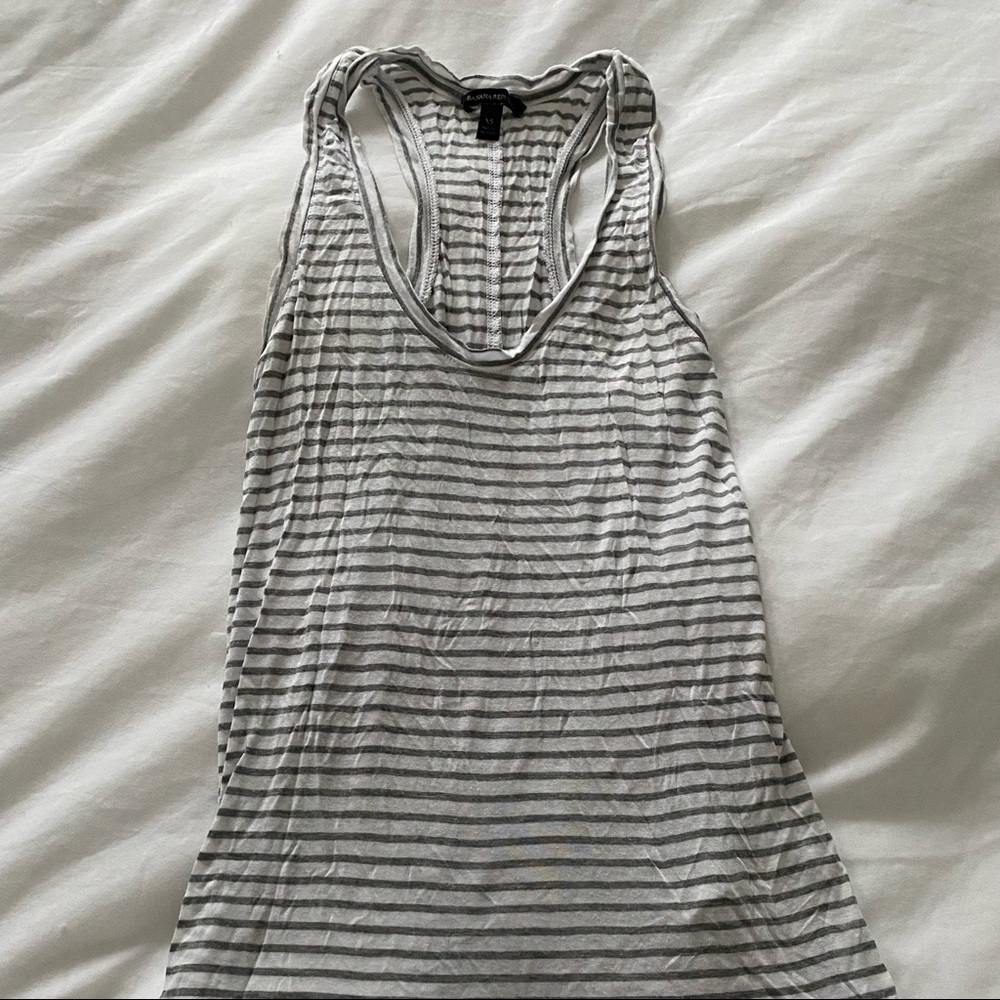Banana Republic soft striped tank